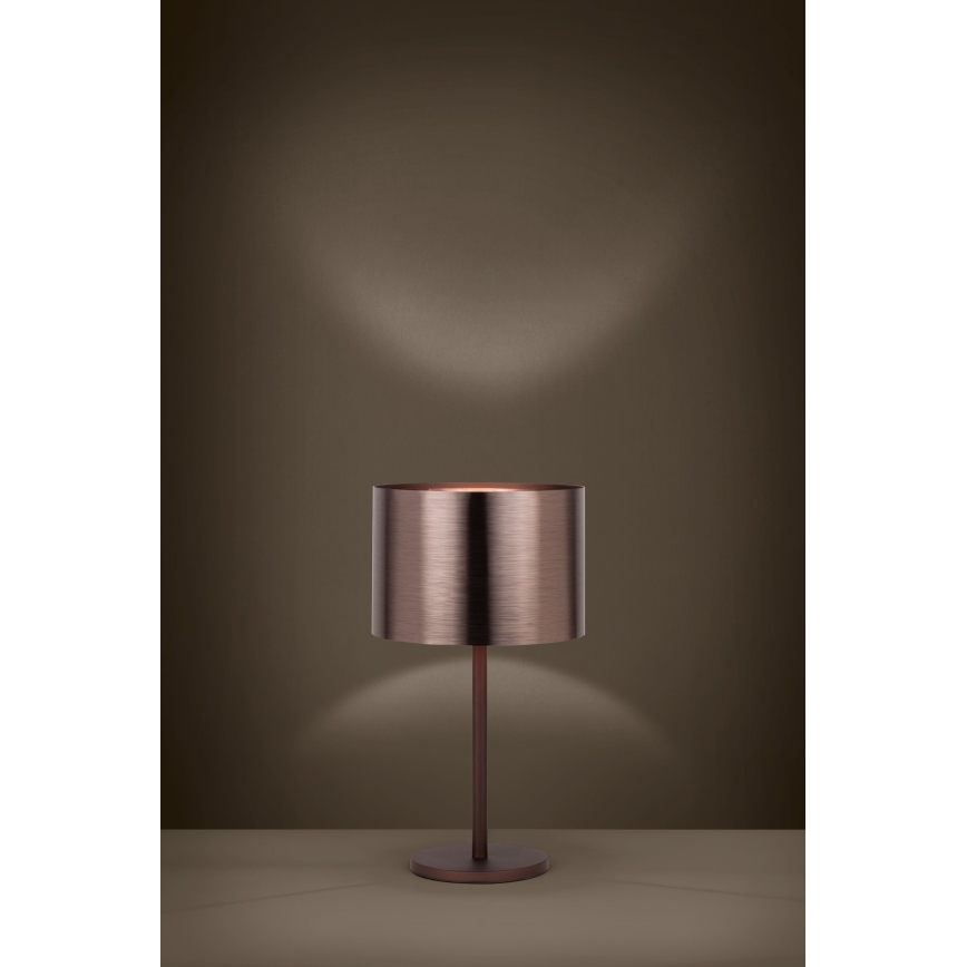 Eglo - Stona lampa 1xE27/60W/230V bakarna