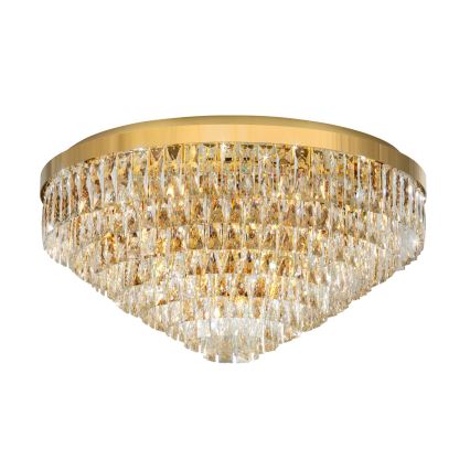 Eglo - Plafonska lampa 16xE14/40W/230V zlatna