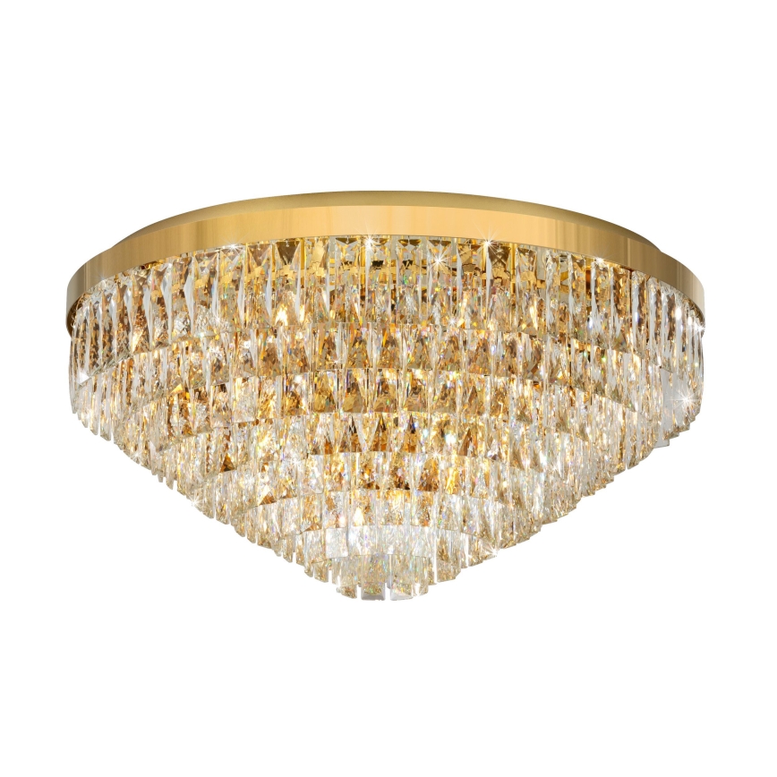 Eglo - Plafonska lampa 16xE14/40W/230V zlatna