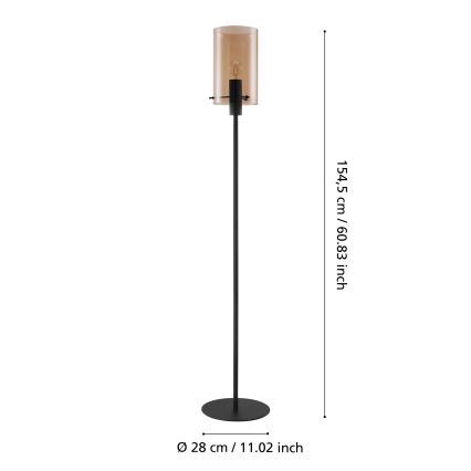 Eglo - Stojeća lampa 1xE27/40W/230V