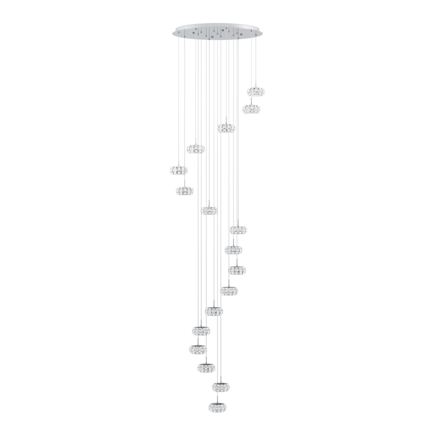 Eglo - LED prigušiva luster na sajli 17xLED/4,5W/230V