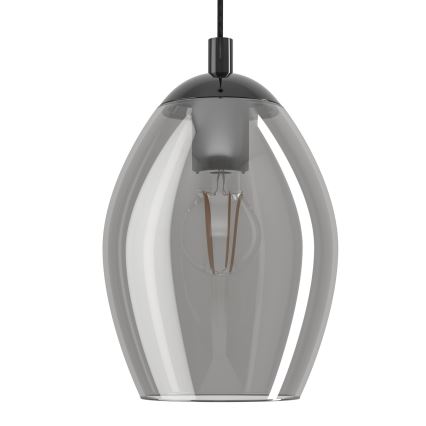 Eglo - Luster na sajli 5xE27/60W/230V zadimljen