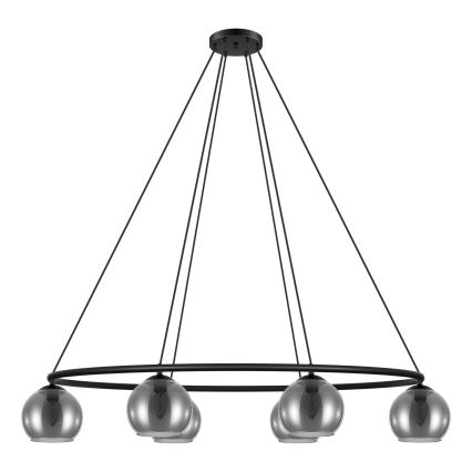 Eglo - Luster na sajli 6xE14/25W/230V