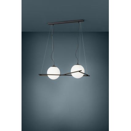 Eglo 39592 - Luster na sajli SALVEZINAS 2xE27/25W/230V