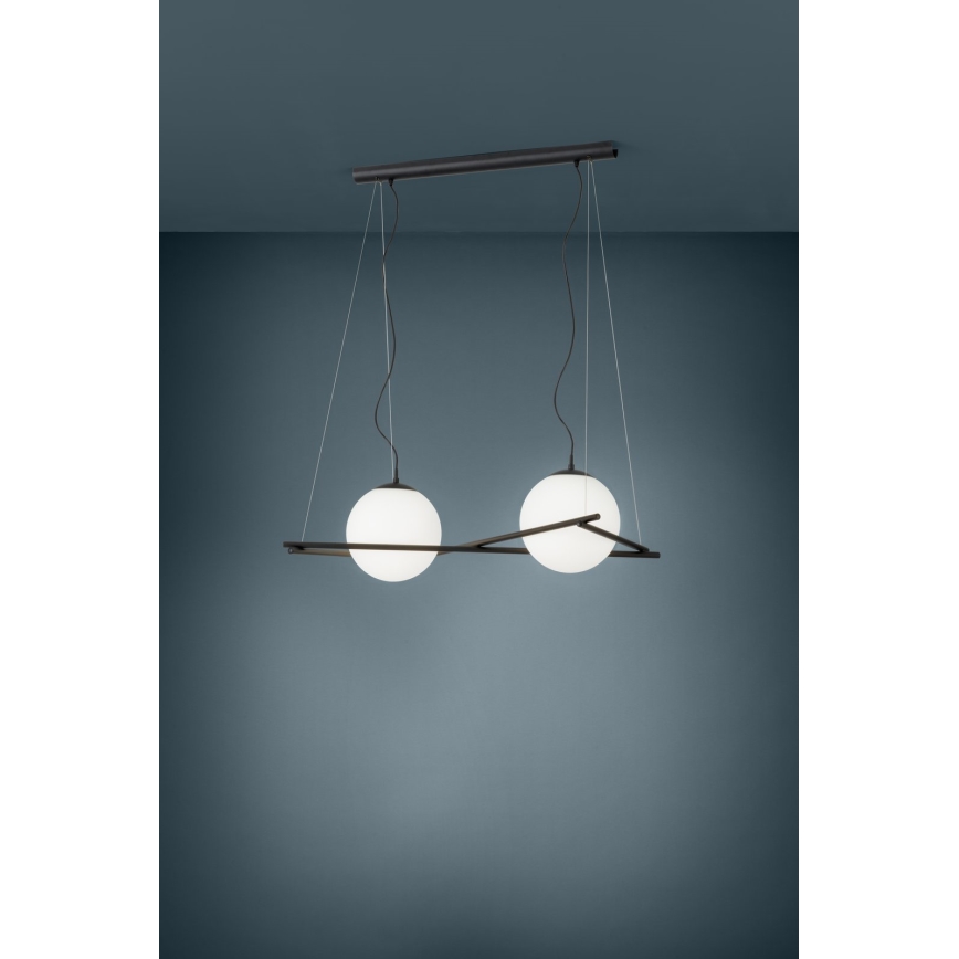 Eglo 39592 - Luster na sajli SALVEZINAS 2xE27/25W/230V