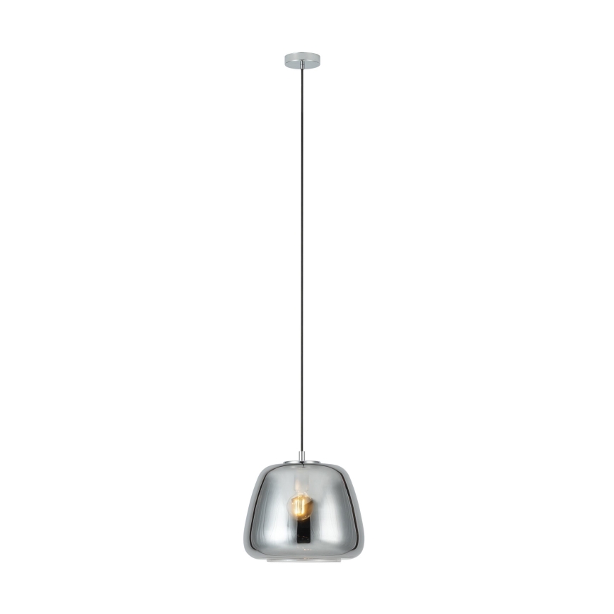 Eglo - Luster na sajli 1xE27/40W/230V prečnik 35 cm zadimljena