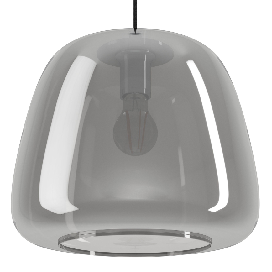 Eglo - Luster na sajli 1xE27/40W/230V prečnik 35 cm zadimljena
