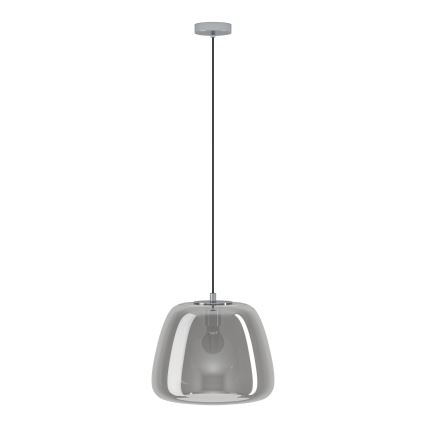 Eglo - Luster na sajli 1xE27/40W/230V prečnik 35 cm zadimljena