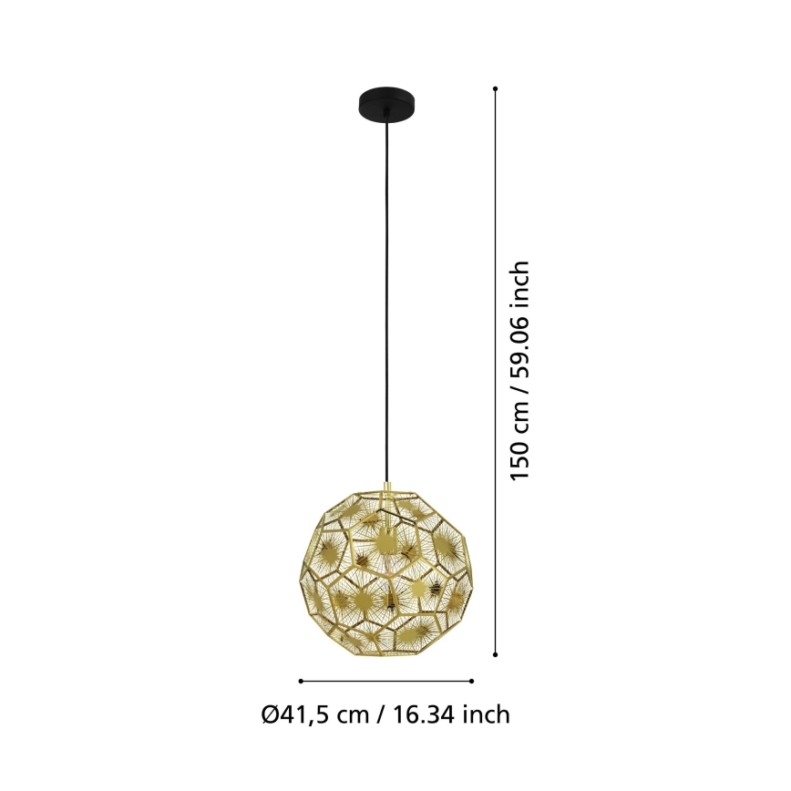 Eglo - Luster na sajli 1xE27/60W/230V prečnik 41 cm
