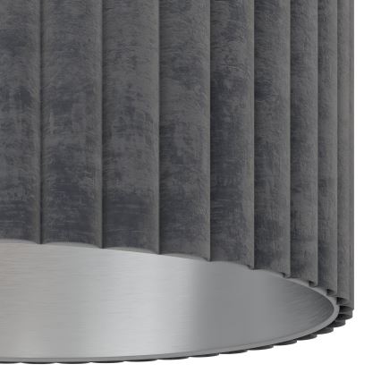 Eglo - Luster na sajli 2xE27/40W/230V siva