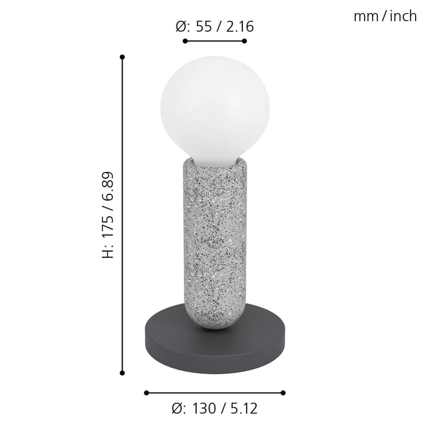Eglo 39835 - Stona lampa GIACONECCHIA 1xE27/40W/230V