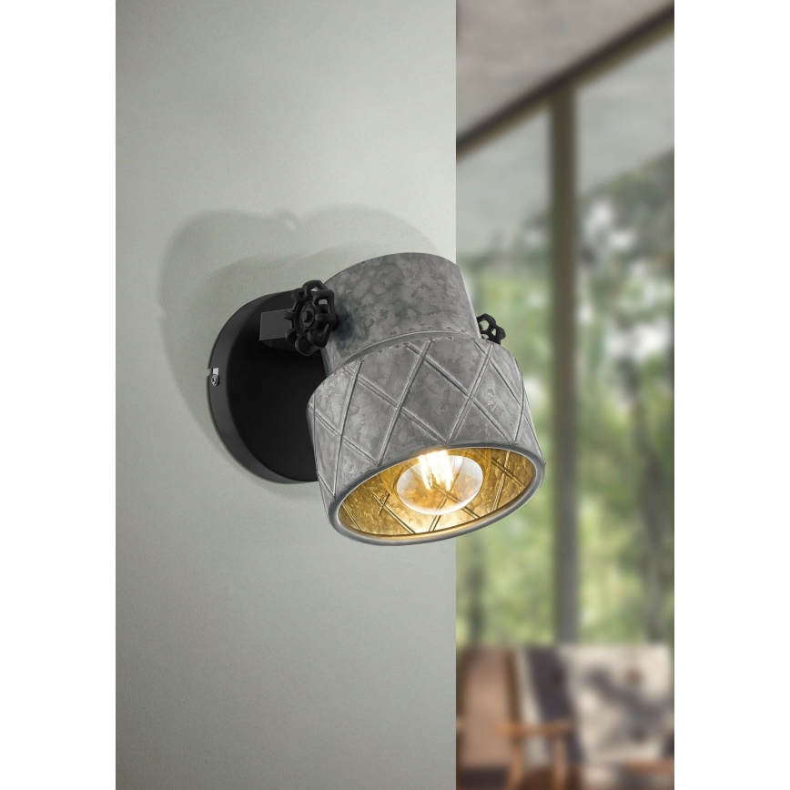 Eglo 39868 - Zidna svetiljka HILCOTT 1xE27/40W/230V