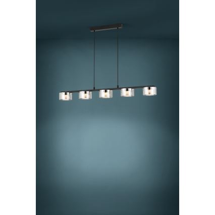 Eglo - LED prigušiva luster na sajli 5xLED/5,4W/230V