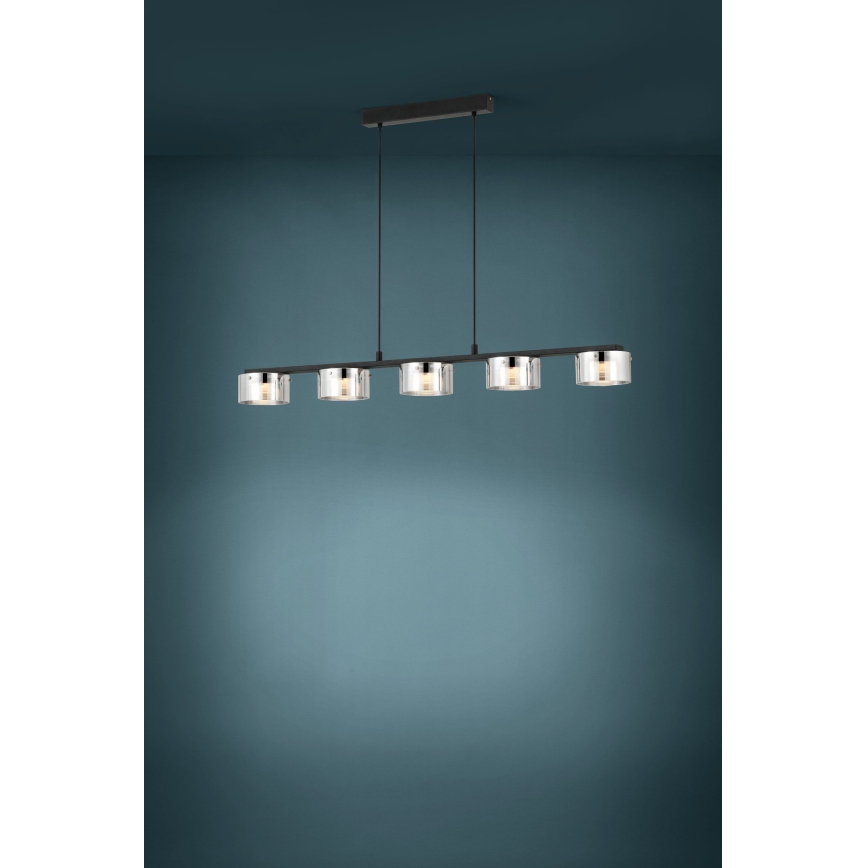 Eglo - LED prigušiva luster na sajli 5xLED/5,4W/230V