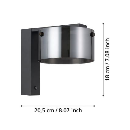 Eglo - LED prigušiva zidna svetiljka LED/7,2W/230V