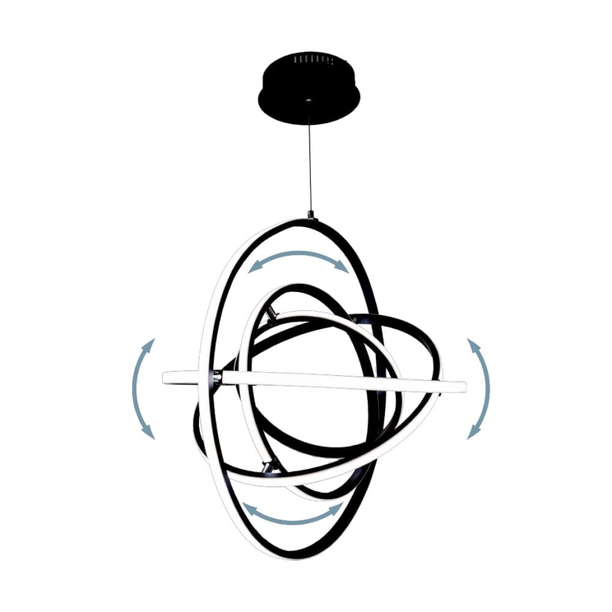 Eglo - LED luster na sajli LED/44W/230V