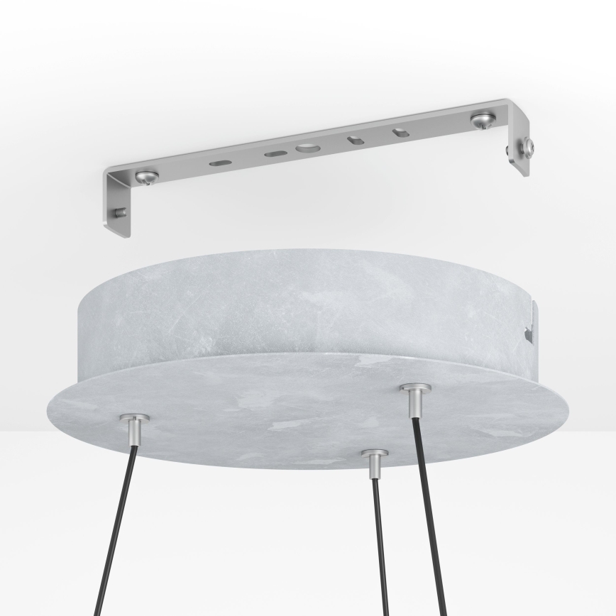 Eglo - LED prigušiva luster na sajli LED/36W/230V 3000K siva/hrast