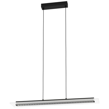 Eglo - LED prigušiva luster na sajli LED/57,5W/230V 3000K crna + daljinski upravljač