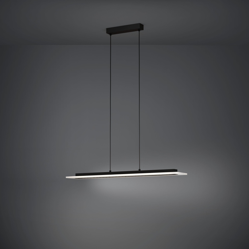 Eglo - LED prigušiva luster na sajli LED/57,5W/230V 3000K crna + daljinski upravljač