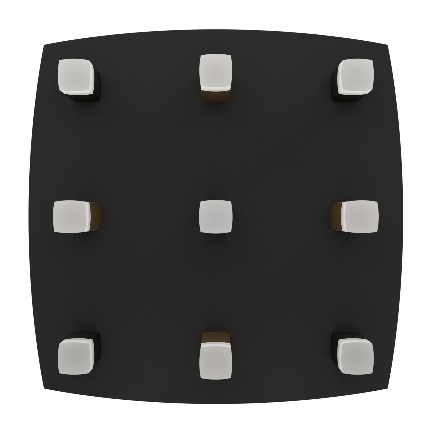 Eglo - LED prigušiva stropna svetiljka 9xLED/3,1W/230V 3000K antracit/zlatna