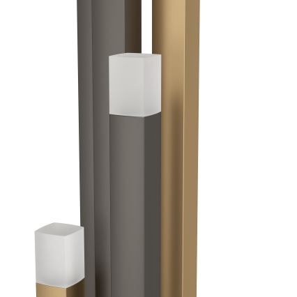 Eglo - LED prigušiva podna lampa 5xLED/3,7W/230V 3000K antracit/zlatna