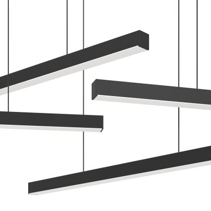 Eglo - LED prigušiva luster na sajli 6xLED/8,4W/230V 3000K crna