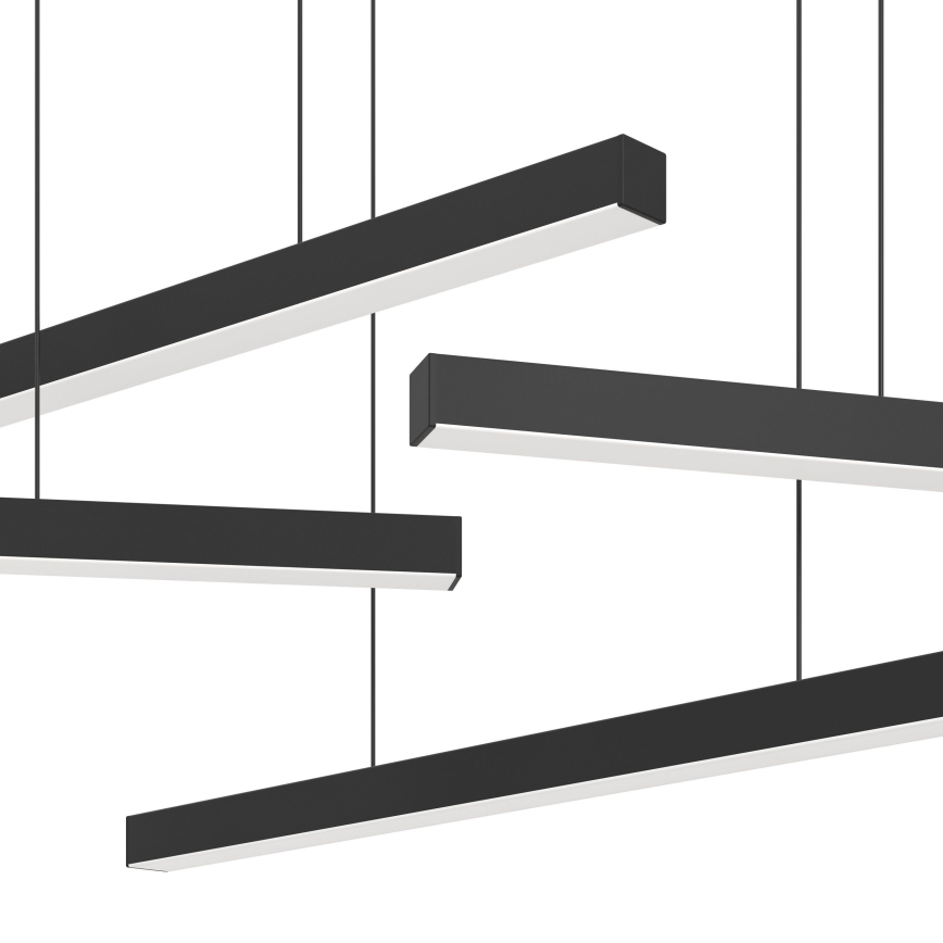 Eglo - LED prigušiva luster na sajli 6xLED/8,4W/230V 3000K crna