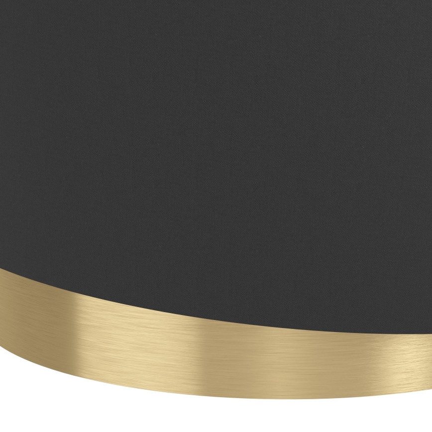 Eglo - Luster na sajli 1xE27/40W/230V crna/zlatna