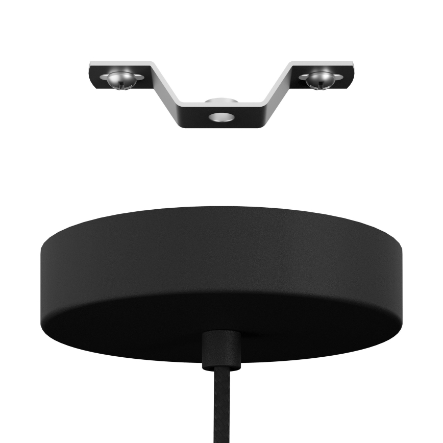 Eglo - Luster na sajli 3xE27/40W/230V crna/zlatna