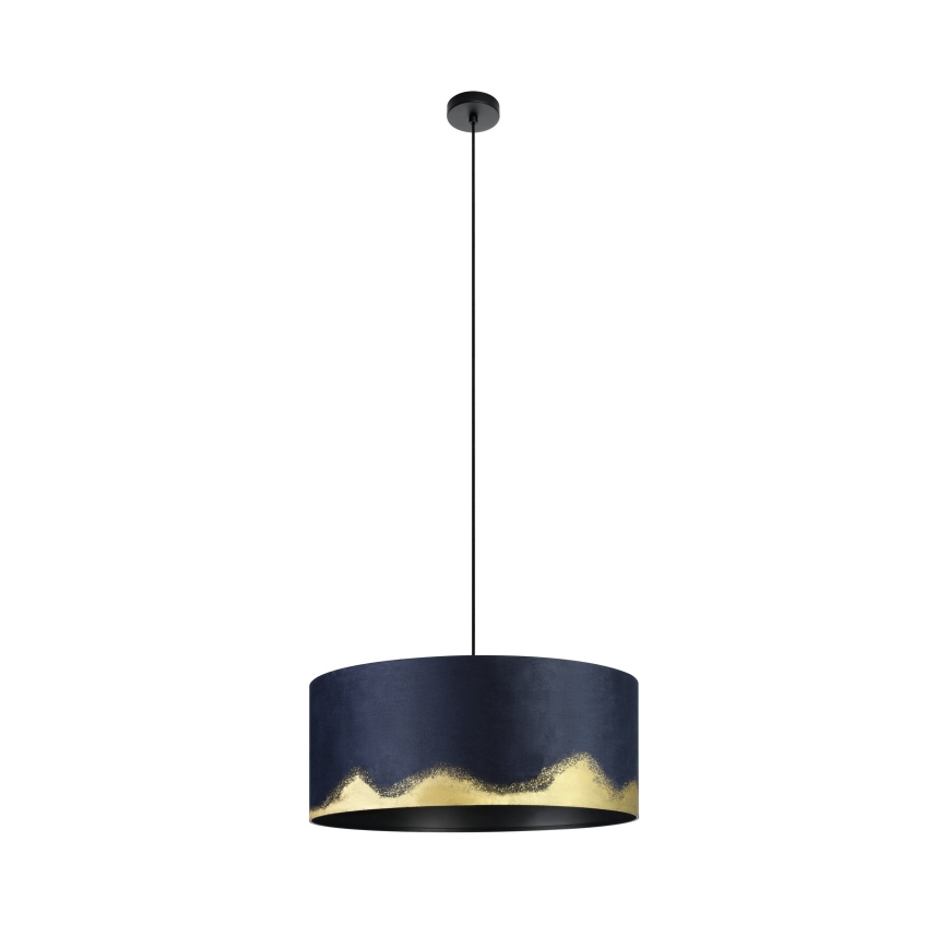 Eglo - Luster na sajli 1xE27/40W/230V, prečnik 53 cm, u plavoj i zlatnoj boji