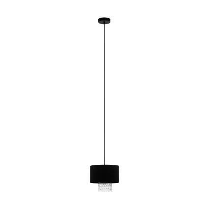 Eglo - Luster na sajli 1xE27/40W/230V crni