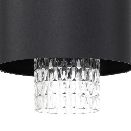 Eglo - Luster na sajli 1xE27/40W/230V crni