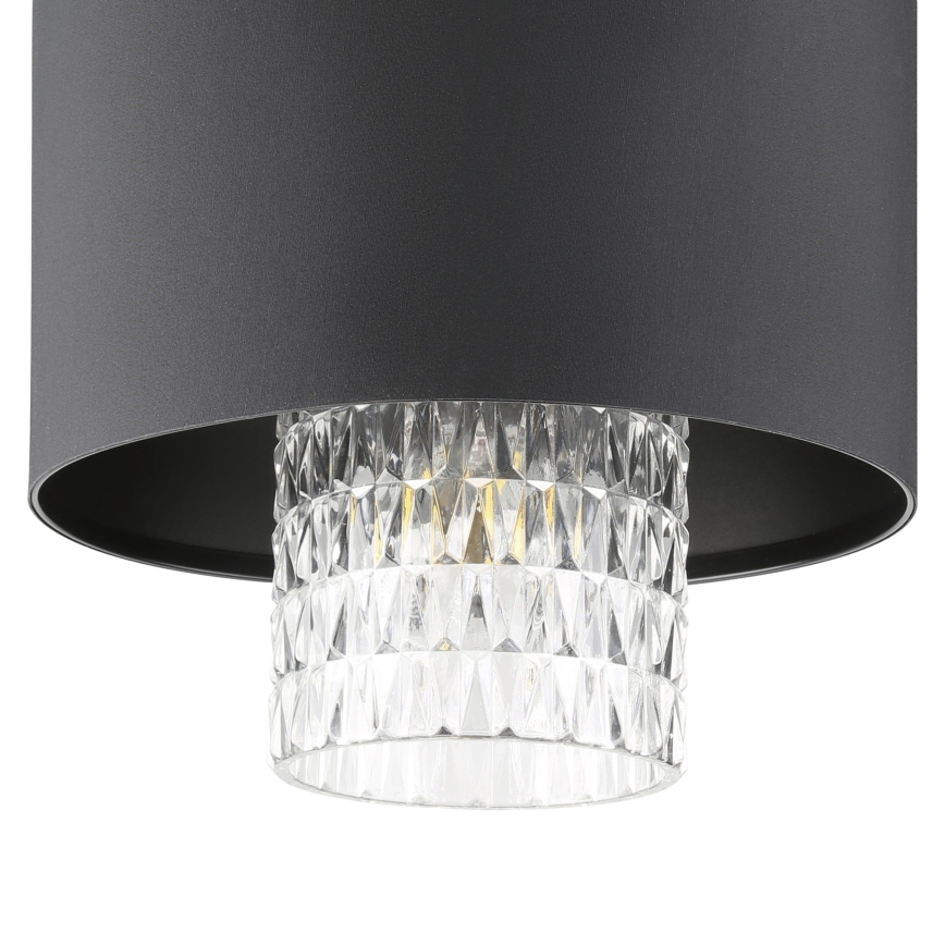 Eglo - Luster na lanku 3xE27/40W/230V crna