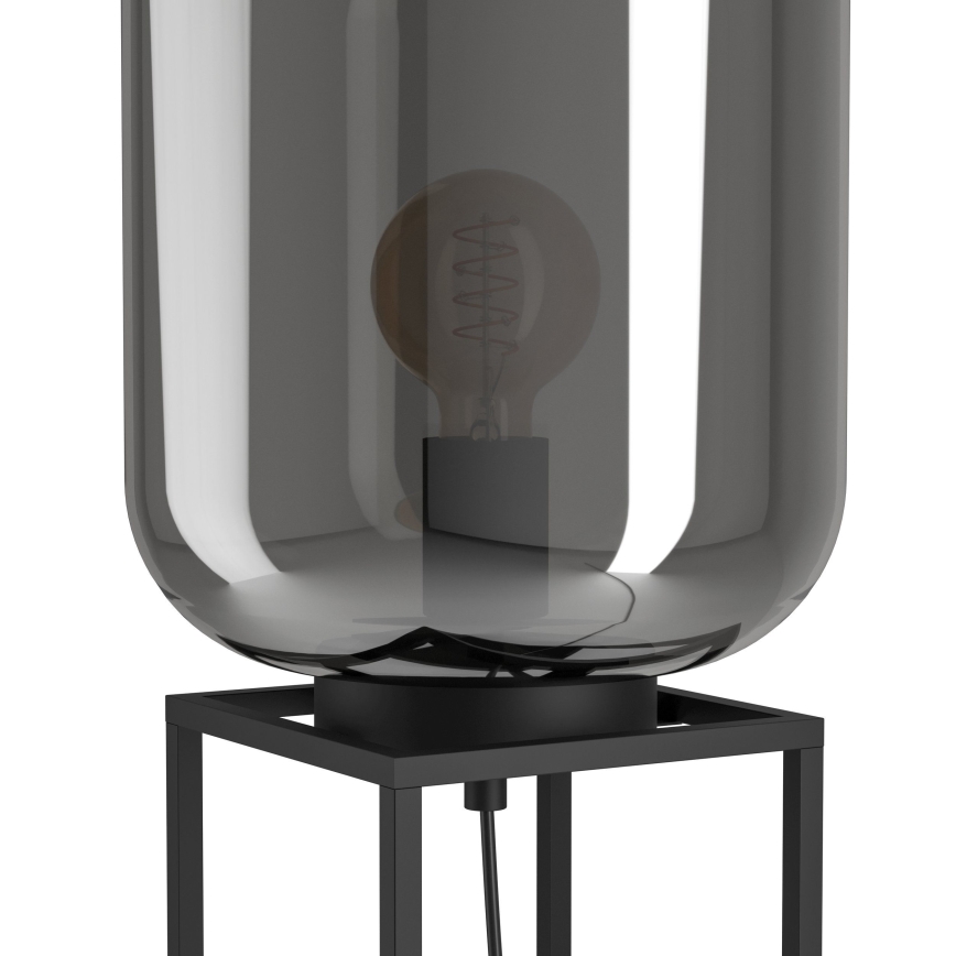 Eglo - Podna lampa 1xE27/40W/230V dimljena