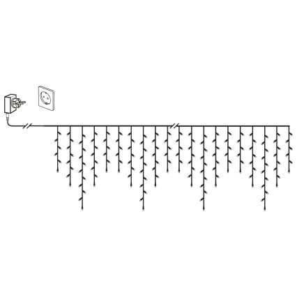 Eglo 410825 - LED spoljašnji božićni lanac GOLDEN 960xLED/29x0,55m IP44 topla bela