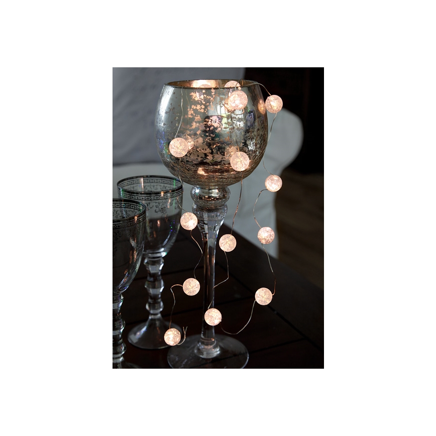 Eglo - LED Božićna svetla 15xLED/3xAA 1,4m