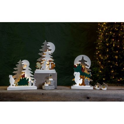 Eglo - LED božićna dekoracija 10xLED/0,03W/2xAA