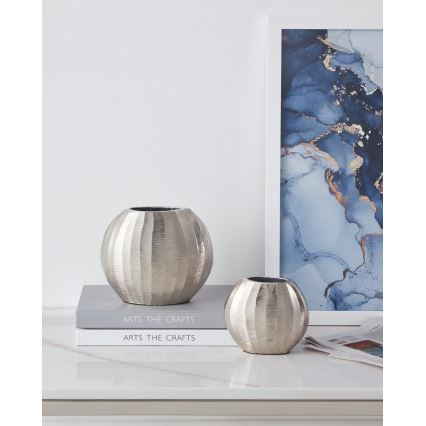 Eglo - Metalna vaza 9,5x11 cm mat hrom