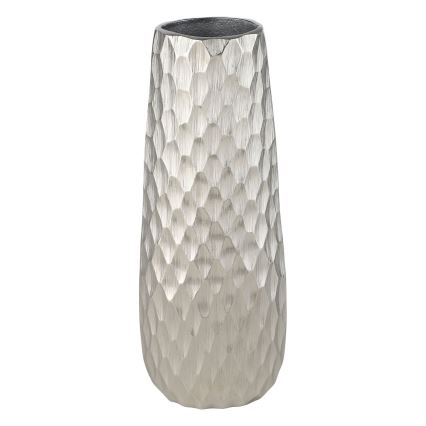 Eglo - Metalna vaza 31x12 cm srebrna