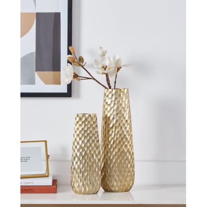Eglo - Metalna vaza 40,5x14 cm zlatna