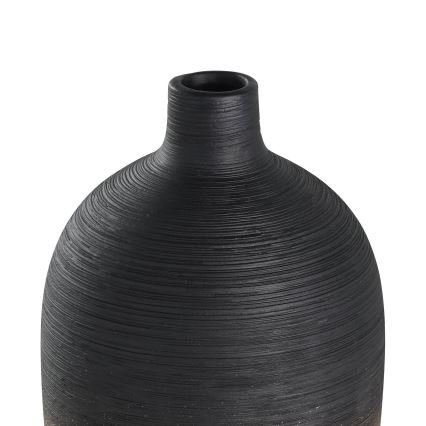 Eglo - Keramička vaza 28x12,5 cm crna/zlatna