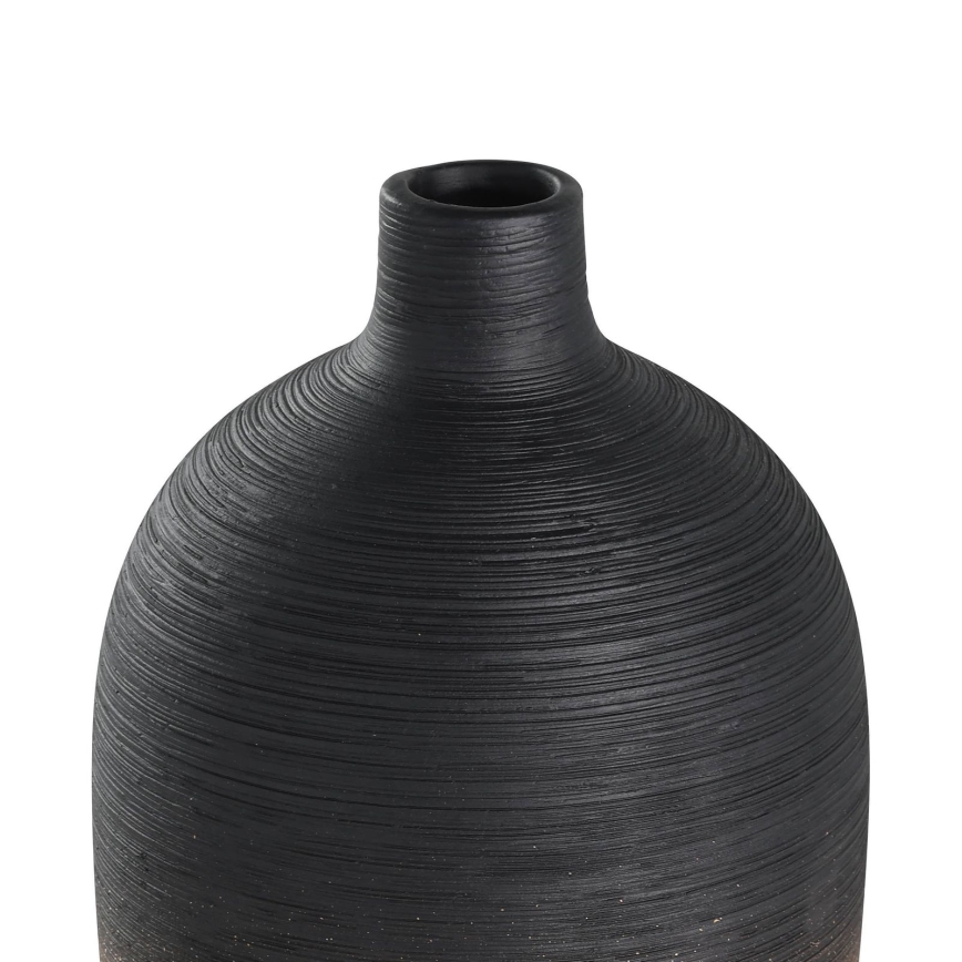 Eglo - Keramička vaza 28x12,5 cm crna/zlatna