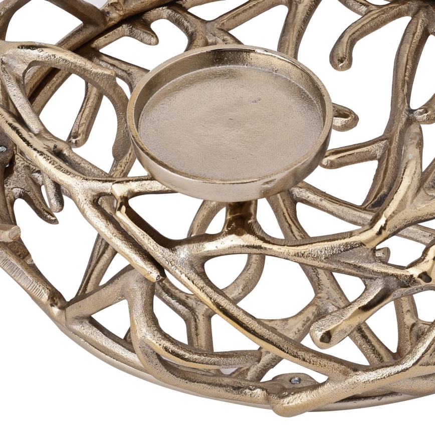 Eglo - Stalak za sveće 13,5x35 cm zlatna