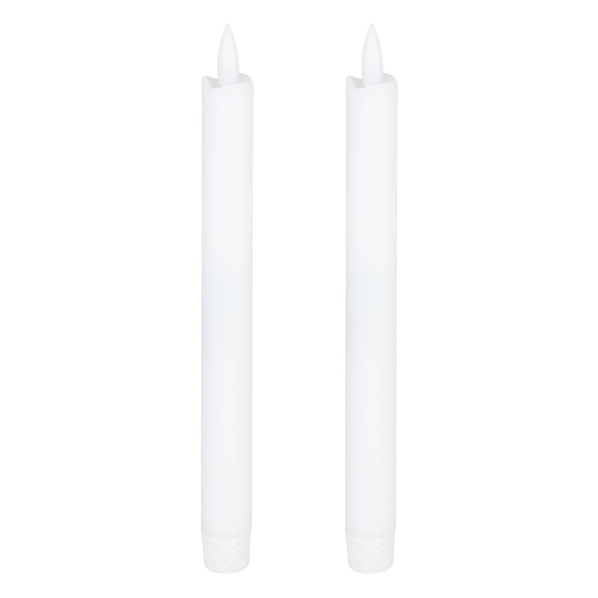 Eglo - SET 2x LED sveće, LED/1xAAA, 24,5 cm, bela