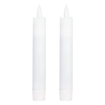 Eglo - SET 2x LED sveća LED/1xAAA 15 cm bela