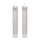 Eglo 422223 - SET 2x LED sveća ANTANABE LED/1xAAA 15 cm siva