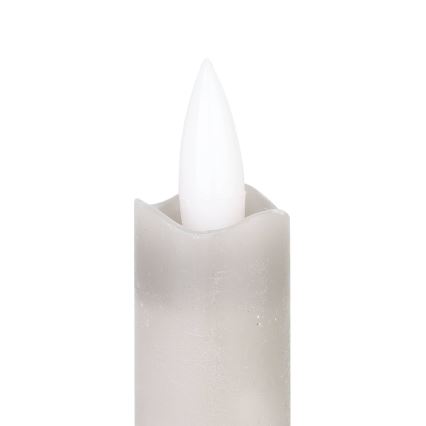 Eglo 422223 - SET 2x LED sveća ANTANABE LED/1xAAA 15 cm siva