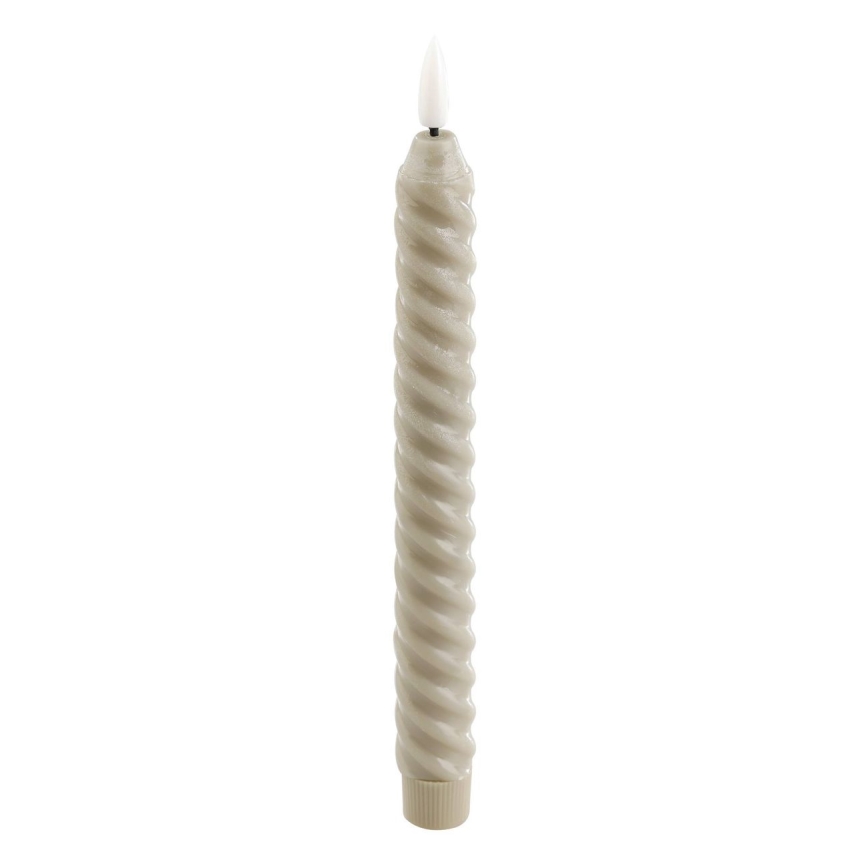 Eglo - Komplet 2x LED sveća LED/1xAAA 24,5 cm bež