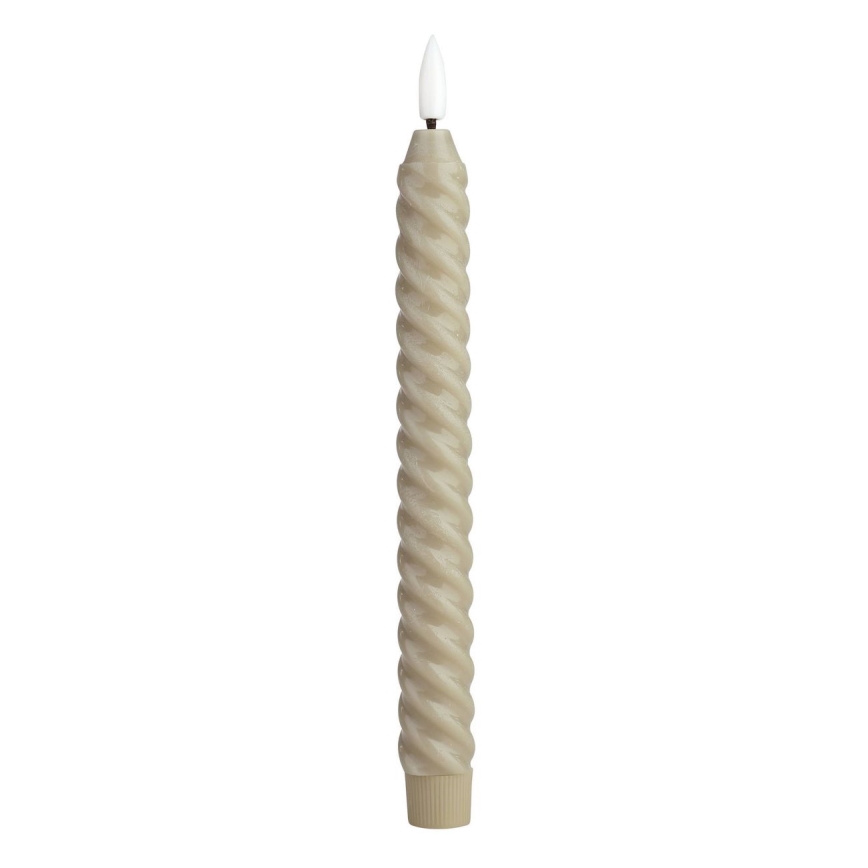 Eglo - Komplet 2x LED sveća LED/1xAAA 24,5 cm bež