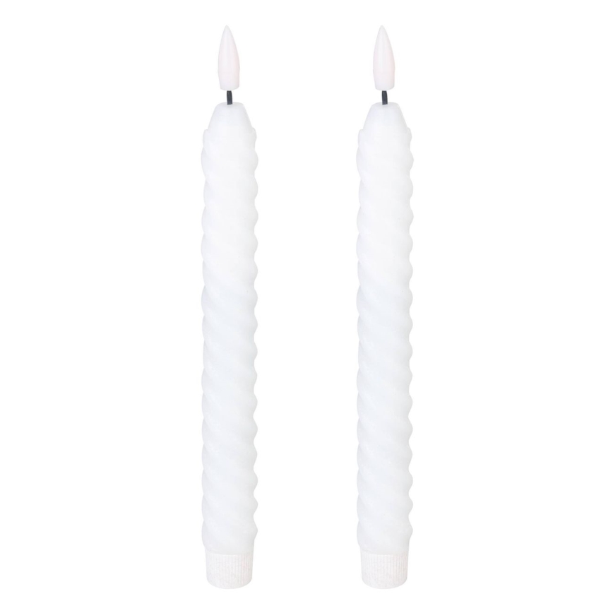 Eglo - SET 2x LED sveća LED/1xAAA 25 cm bela
